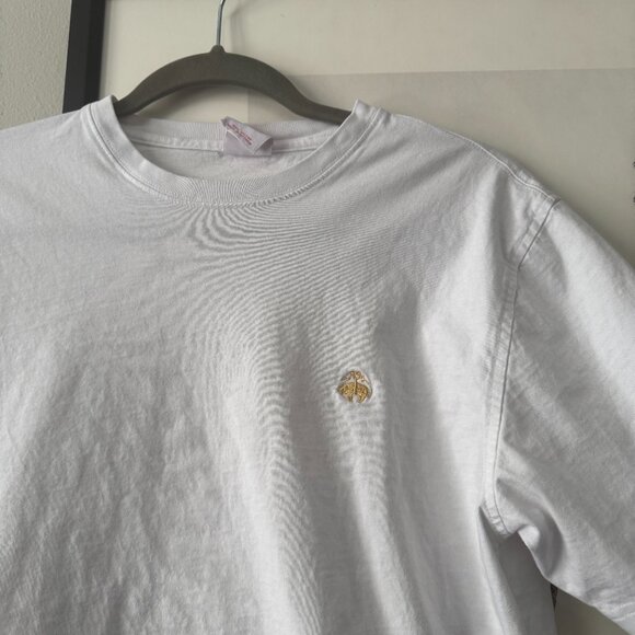 Brooks Brothers | NWOT Men's Classic Fitted T-Shirt in White Size Medium - Picture 4 of 7